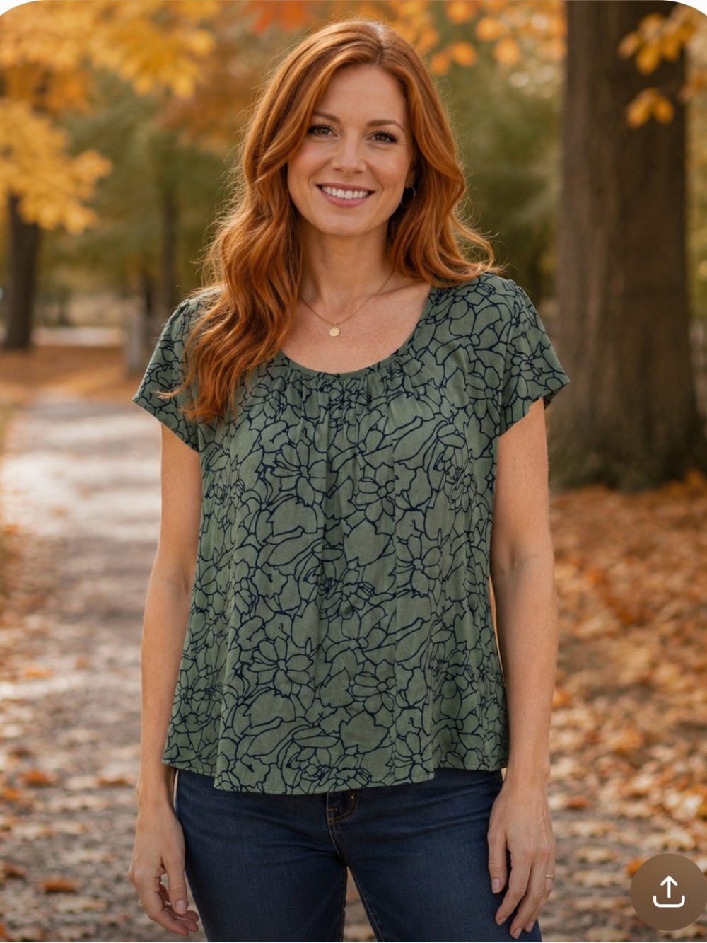 Liz Claiborne blouse size large